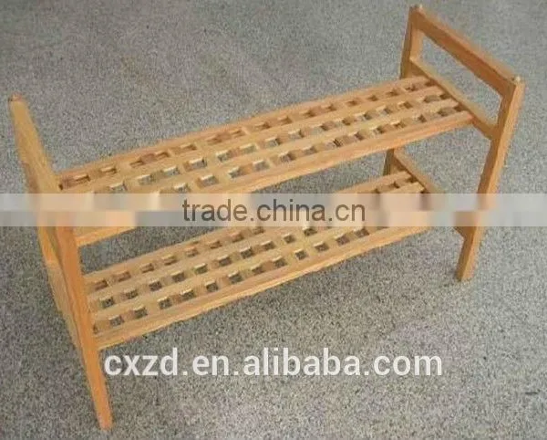 Commercial Wooden Shoe Rack With Good Quality photo-2