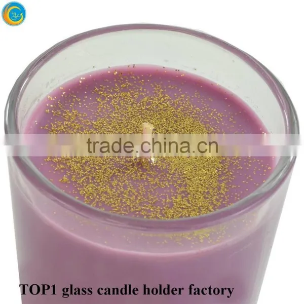 Scented Frosted Glass Jar Handmade Soy Candle photo-2