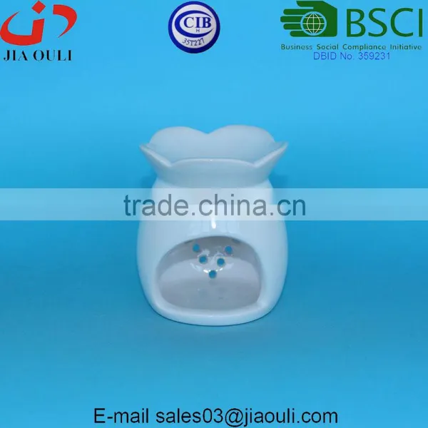6.5cm Small Glazed Ceramic Wax Melter Oil Burner photo-4
