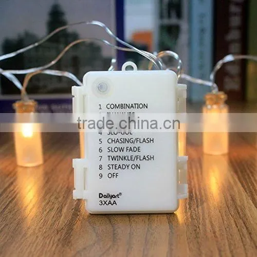 Vintag Glass Jar LED Christmas Fairy Light Chain photo-3