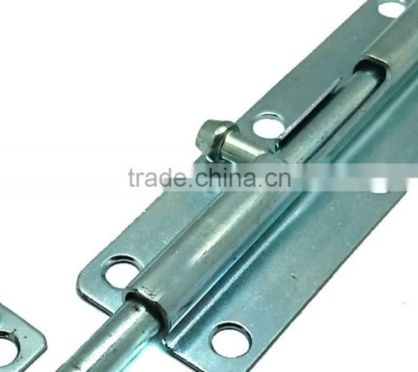 Straight Type 6" Barrel Bolt With Zinc Plated, Heavy Duty Barrel Bolt Tower Bolt for Doors and Windows Lock 6" photo-3