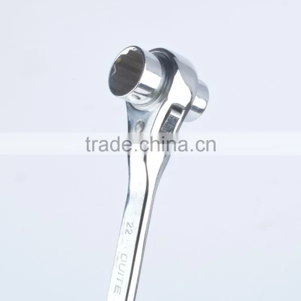 Mirror Surface Pointed Tail Ratchet Wrench,19*22 Ratchet Wrench,mirror Surface Ratchet Wrench photo-6