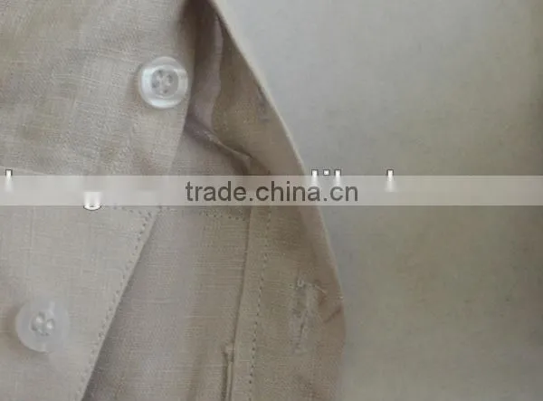 Men's 100% Cotton Guayabera Shirt With Long Sleeve and Pintuck Embroidery photo-6