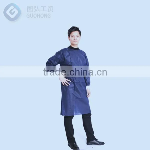PP SMS Nonwoven Dispossable Dental Lab Coat photo-3