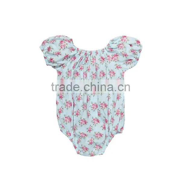 Baby Cotton Designs Fancy Bubble Rompers Vintage Lace Jumpsuits With Button photo-2