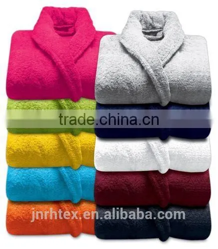 Wholesale Adults 100% Cotton Terry Bathrobe photo-5