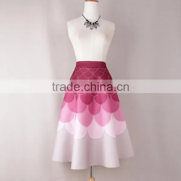 Z&M Latest Fashion Skirts High Waisted Long Skirt Mermaid Skirt photo-5