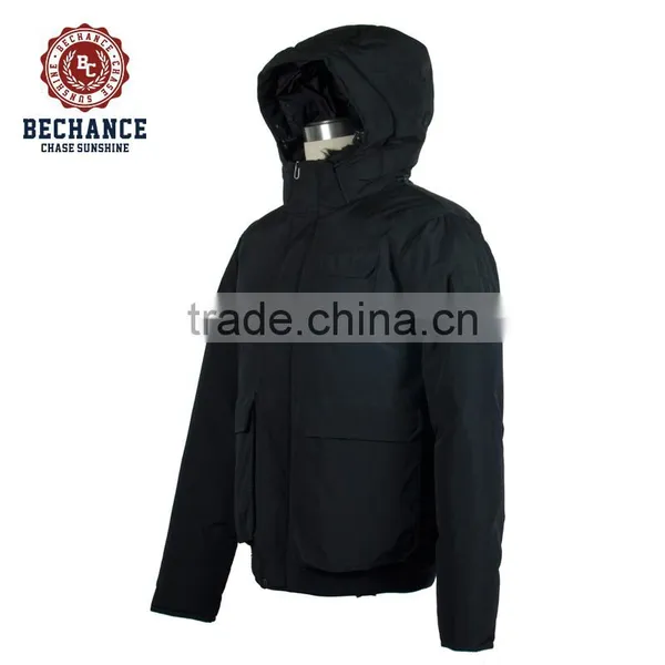 OEM Service 2017 New Style Fur Hood Mens Outdoor Down Jacket photo-3