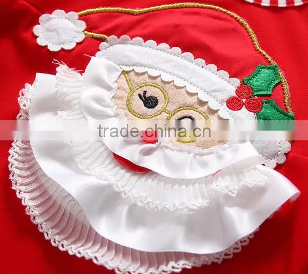 Santa Claus Stripe High Quality Christmas Children Outfit photo-3