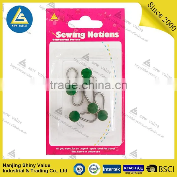 Mixed Sizes Packed Metal Collar Button Extenders in Different Colors Crystal Mounted With Elastic in the Spring photo-5