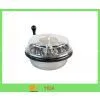 (Trimmer Machine)16 Inch Clear Flat-top Bowl Hand Drive Leaf Trimmer