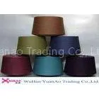 100% Polyester Ring Spun / TFO Yarn High Tenacity Polyester Yarn On Plastic Cone