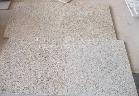 G682 Rusty Yellow Polished Granite Tiles Granite Floor Tiles Granite Slabs photo-4