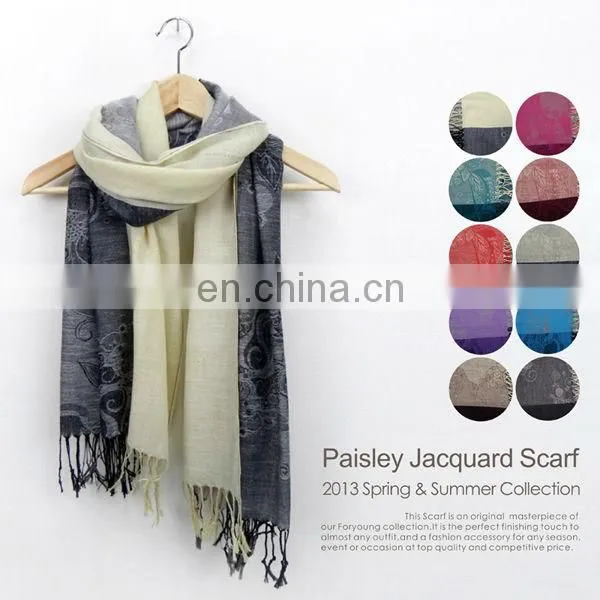 Paisley Jacquard Scarf