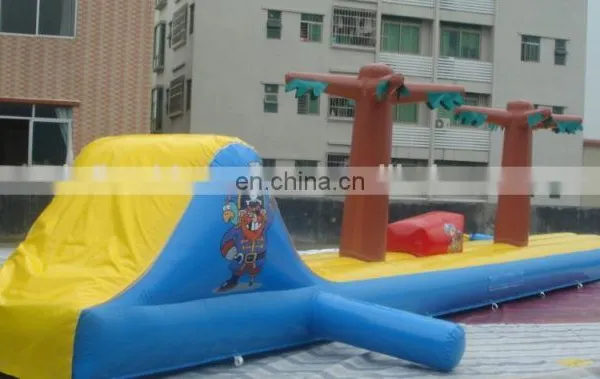 12mL x 1.4mW x 2.5mH Inflatable Floating Obstacle Course With Blower photo-3