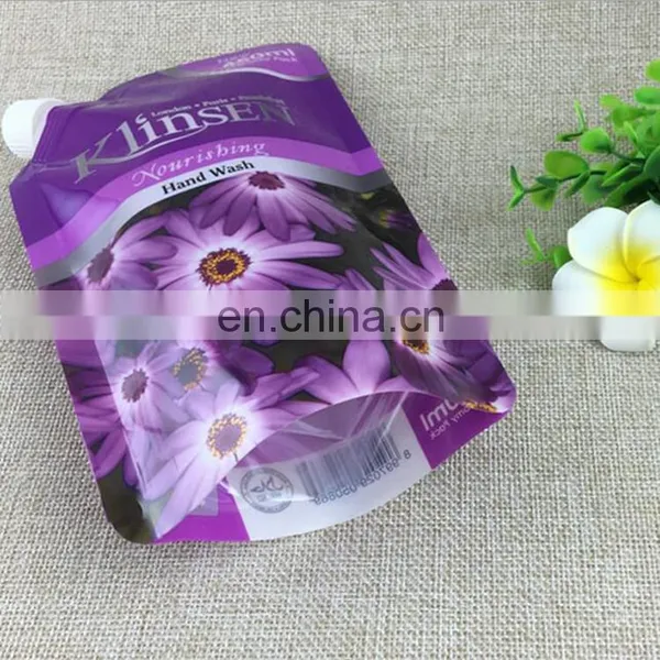 Various High Quality Custom Transparence Stand up Spout Pouch for Laundry photo-4