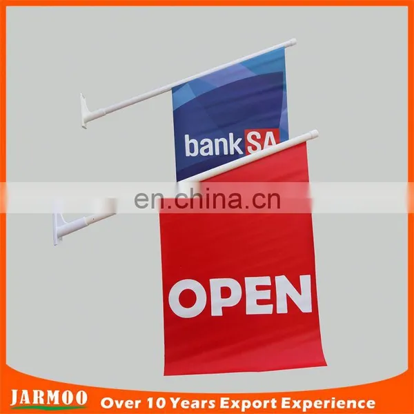 Good Material Water Proofing Wall Flag With Bracket photo-2