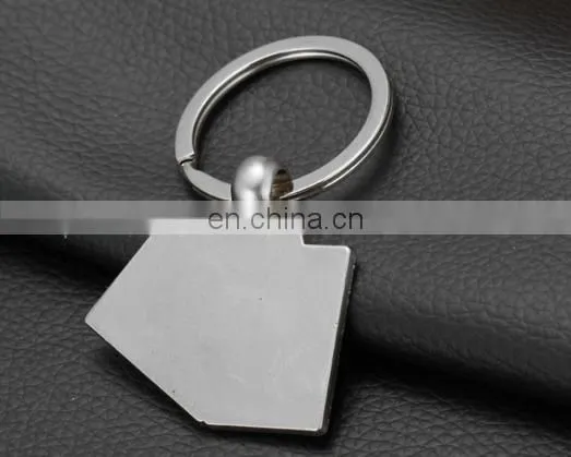 Custom Promotion Gifts Fashion Poker Shape Stainless Metal Keychain photo-4