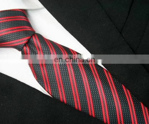 Factory Wholesale Stripe Slim Knitted Necktie photo-5