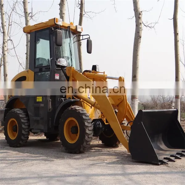 4x4 Chinese Cheap Mini Articulated Wheel Loader Front End Loader ZL12 Wheel Loader photo-2