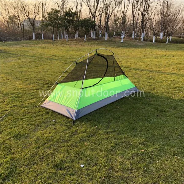 1 Person Tent ZP015L Green Color Backpacking Lightweight Tents photo-5