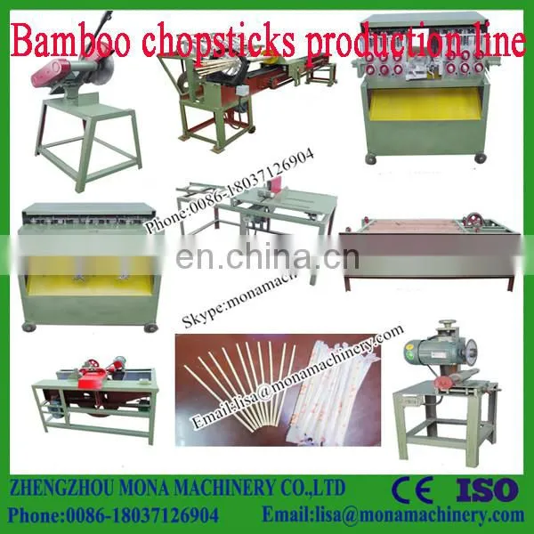 Disposable Bamboo Chopsticks Production Line/twins Bamboo Chopstick Making Machine photo-5