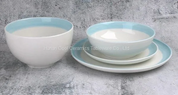China Manufacturer Crockery Soup Bowls,embossed Stoneware Salad Bowl,wholesale Ceramic Bowl Sets photo-3