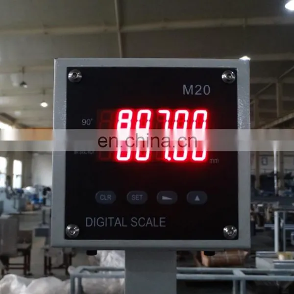 LJZ2X-500*4200 Aluminium Profile Digital Display Double Head Cutting Off Saw Machine photo-7