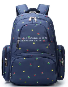 Custom Stylish Quilted Polyester 600d Changing Adult Baby Diaper Bag for Mother