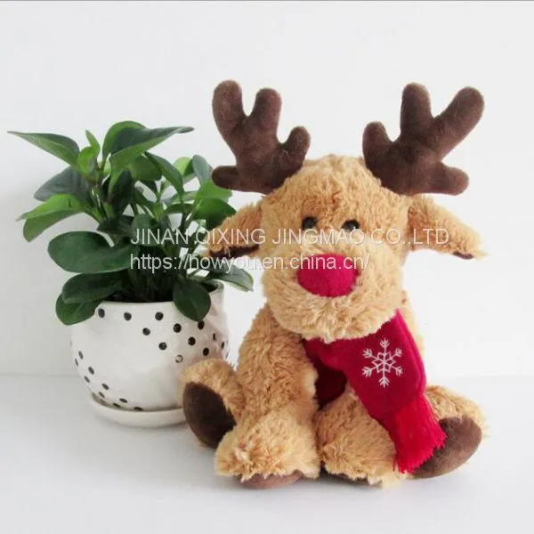 New Elk Christmas Day Plush Toys Doll Manufacture From China photo-3