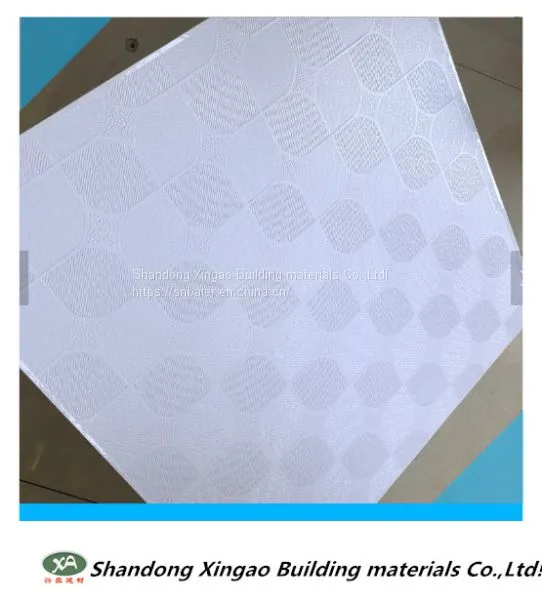 Gypsum Ceiling Tile Gypsum Ceiling Board PVC Facing Gypsum Ceiling
