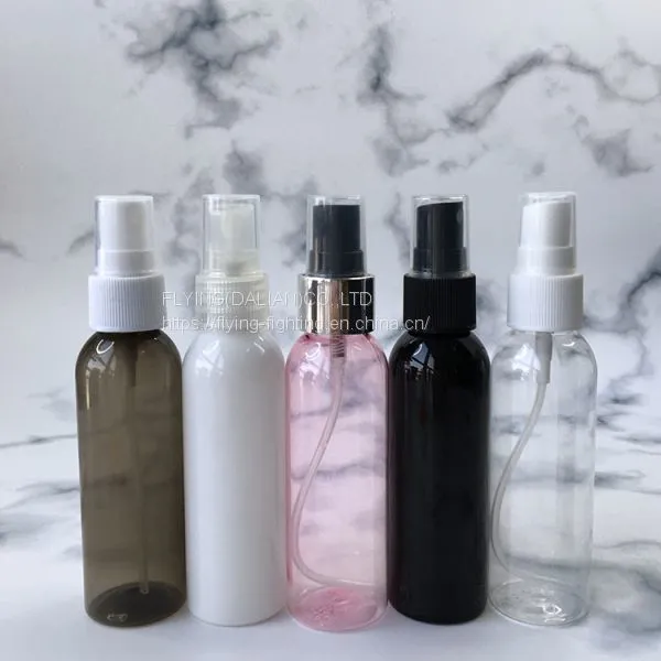 Hot Sale OEM Low MOQ PET Plastic Spray Bottle 5ml 10ml 30ml 50ml 60ml 80ml 100ml 120ml in Many Colors