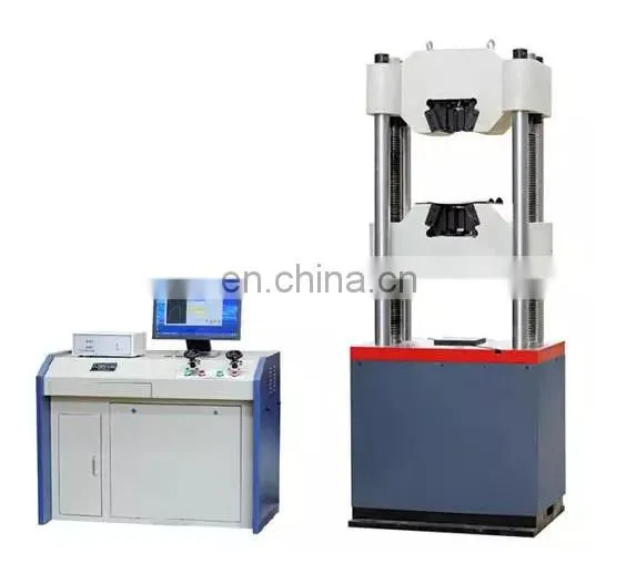 Elevator Steel Rope Hydraulic Universal Testing Machine 600 kN 60 Ton Servo Computer Control Tensile Tester Equipment photo-2