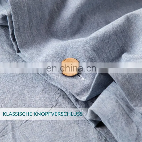 Luxury Brand 100% Cotton Material UK Single Sizes Duvet Cover Sets photo-5