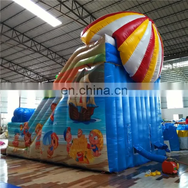 Outdoor Children Amusement Park Steamer Theme Inflatable Bouncy Slides For Sale photo-5