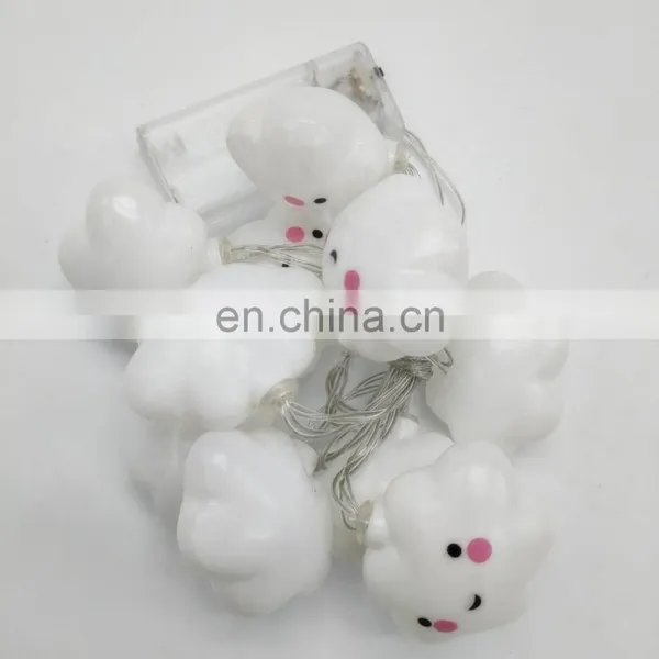 Lovely Smiling Cloud Style 10 Lights Kids Battery String Lights photo-5