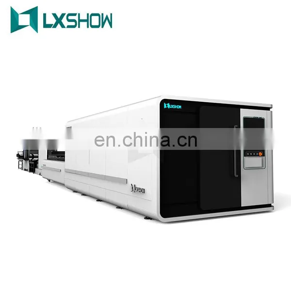 2021 LXSHOW 1kw 1.5kw 2kw 3kw 4kw Cnc Fiber Laser Cutting Machine With Auto Feeding Loading Unloading Coil photo-2