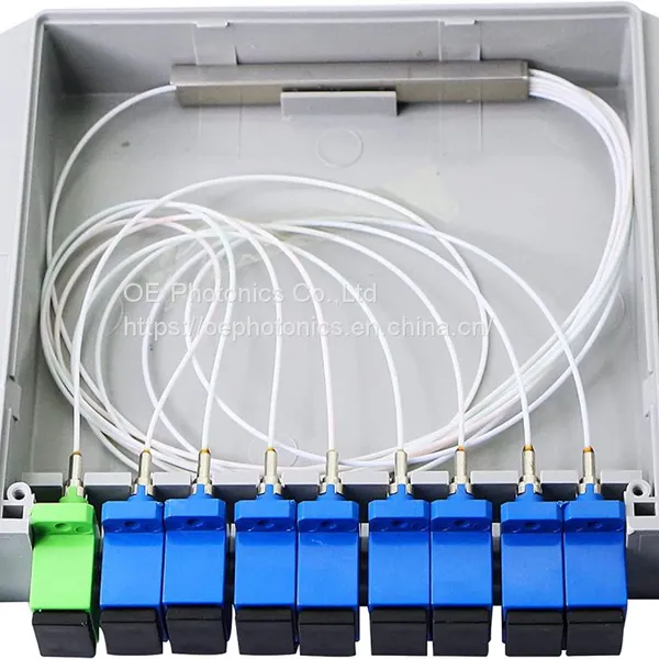 1x32 Planar Lightwave Circuit Splitter With Input Bare Fiber, Scattered Ribbon Fiber 1.9m Pigtail Without Connector PLC Splitter photo-4