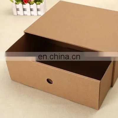 Kraft Folding Mailer Boxes Brown Corrugated Paper Corrugated Board Box for Shoe photo-2