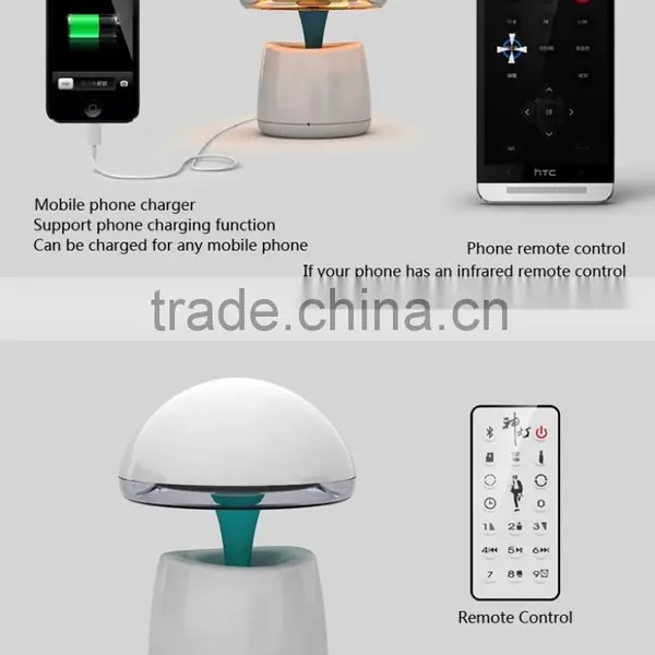 Multi Function A La Magic Table Lamp Bluetooth Speaker Intelligent Alarm Clock Cellphone Charger Quality Choice photo-4