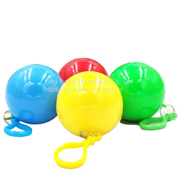 Disposable Key Chain Ball Ponchos With Custom Logo for Promotion photo-4