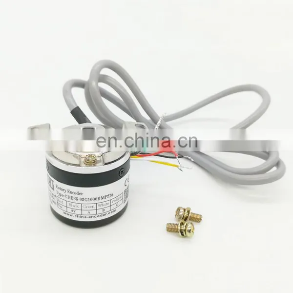38mm Diameter 1000ppr 5mm Blind Shaft Push Pull Optical Rotary Encoder GHB38-05G1000BMP526 photo-2