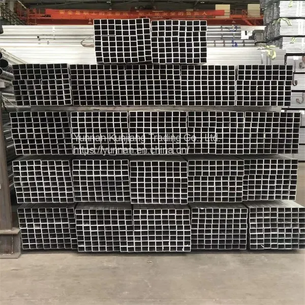 Yunnan Q235 Square Tube Wholesale Hot Dip Galvanized Square Tube 40 * 80 * 3 Square Tube Kunming Sales Square Tube photo-2
