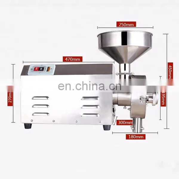304 SS Small Mini Flour Grain Roller Mill Machinery Prices/ Electric Pepper Coffee Grinder Mini photo-5