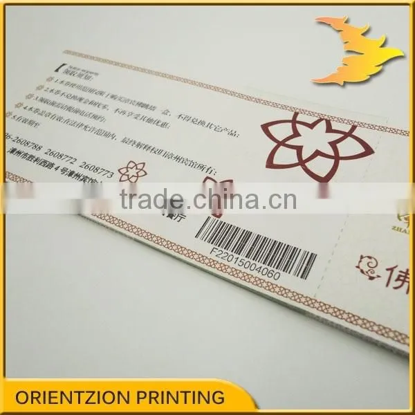 Anti Tamper Ticket, Variable Data, QR Code Ticket, Numbering Printing, Anti-fake Tickets, Serial Number Printing photo-5