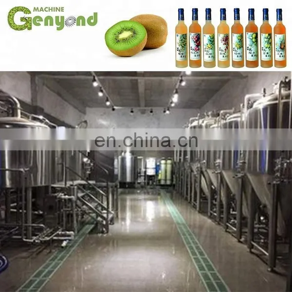 Fresh Fruit Wine Making Machine With Bottle Packing Machine photo-3