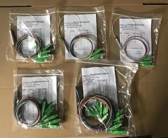 FTTH Network 1x8 1x12 Uneven PLC Fiber Splitter Optical Fiber Optic Splitters Fiber Optic PLC Splitter photo-3