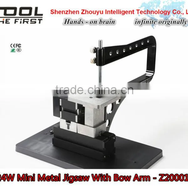 24watts Motor Mini Metal Jigsaw Cutting Machine With Bow Arm for Puzzle