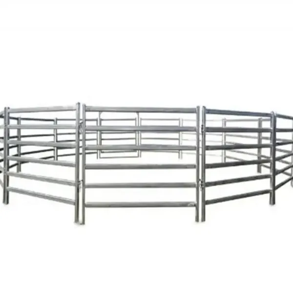 Hot Dip Galvanized Steel Horse Fence With PVC and Wood Frames Heat Treated for Farms Gardens Security 3D Modeling Available photo-5