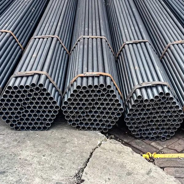 SCH 40 SCH 80 ERW Black Carbon Steel Welded Round Pipe photo-2